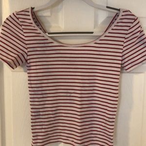 Crop Striped Shirt